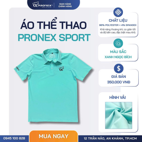 Áo Polo Thể Thao Nam 6 Màu | Vải Lưới Polyester... 4